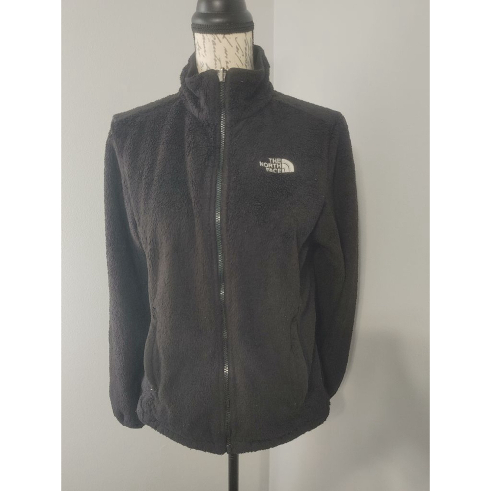 Women's The North Face Fleece Zip Jacket Black Size M
